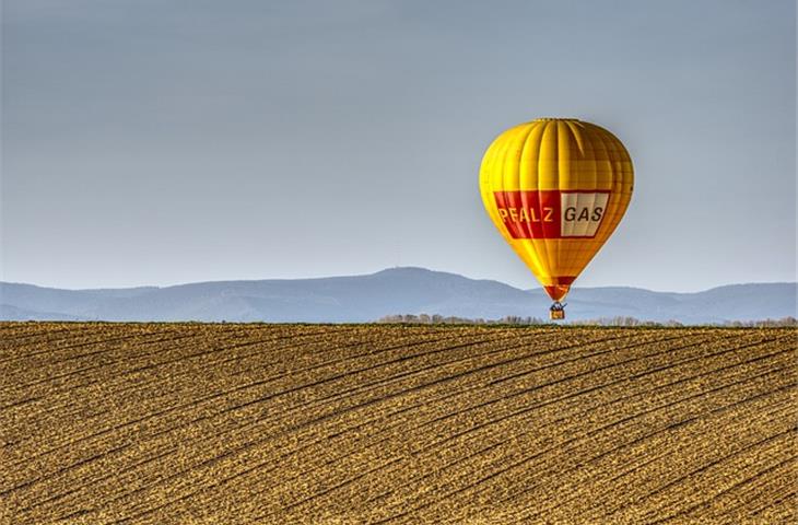 solar hot air balloon garden light