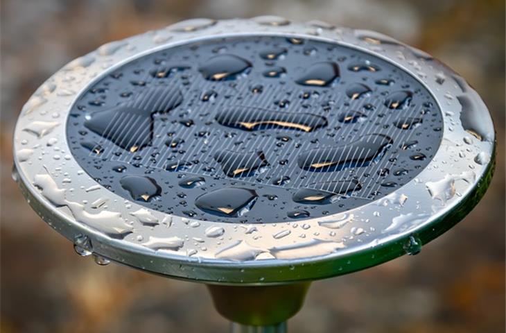 how to clean solar panels on garden lights