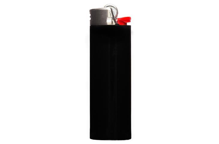 solid black bic lighter