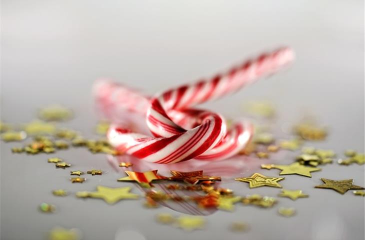 solar powered candy cane lights