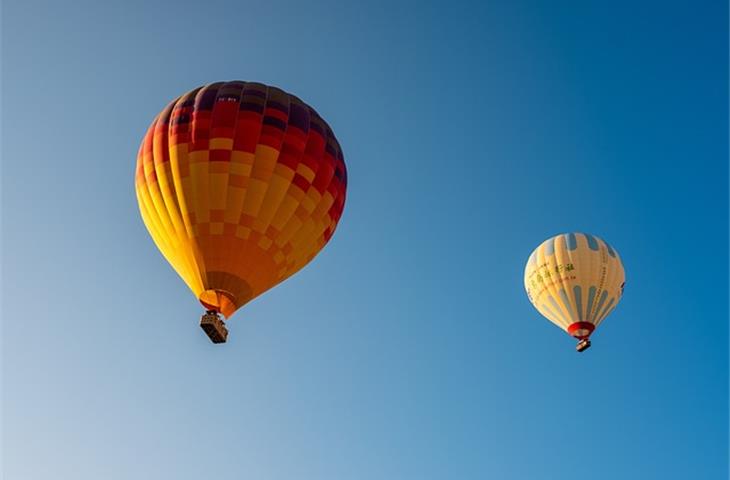 glass hot air balloon solar light