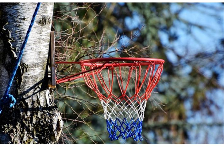 solar powered basketball hoop light