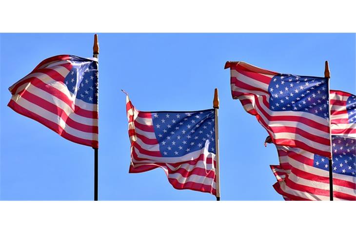 solar light american flag