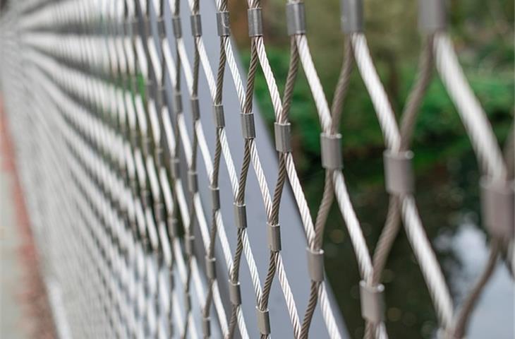 chain fence with solar lights