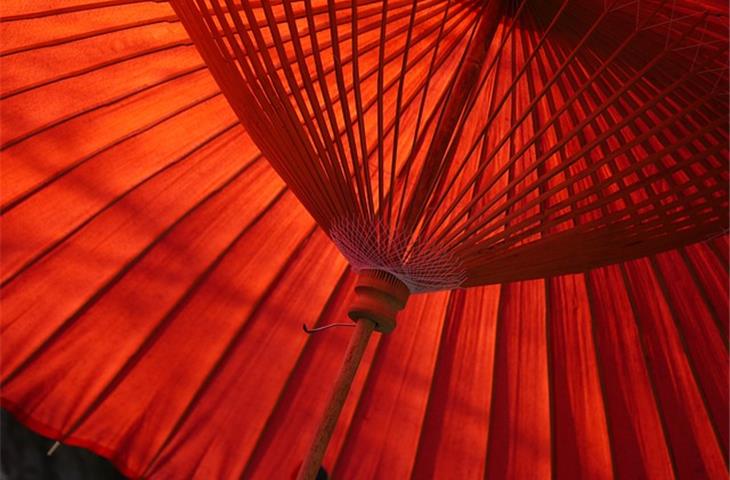 umbrella with solar lights