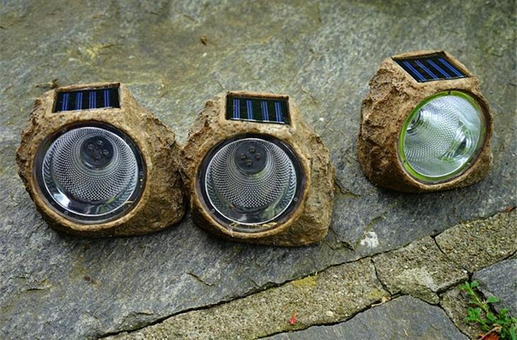 solar powered deck cap lights