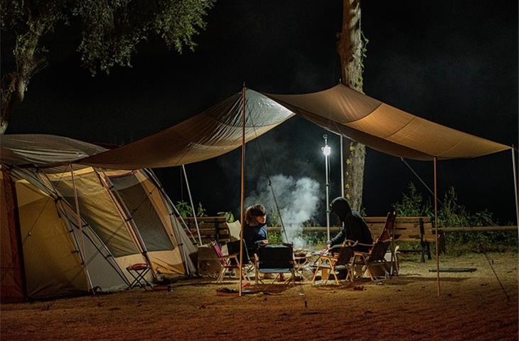 solar powered string lights for camping